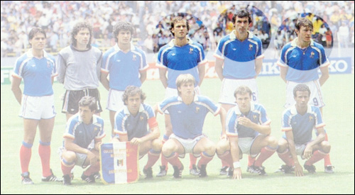 France-RFA 1986 : Battiston, Bossis et Fernandez