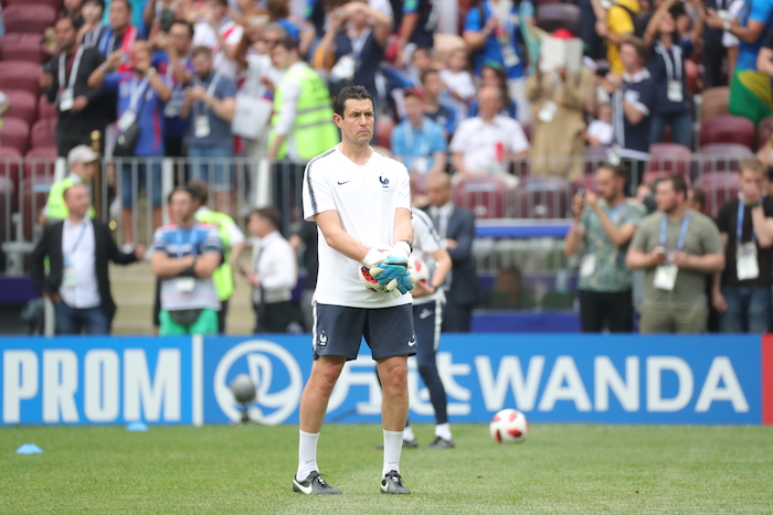 Le 15 juillet 2018 à Moscou, quelques minutes avant France-Croatie.