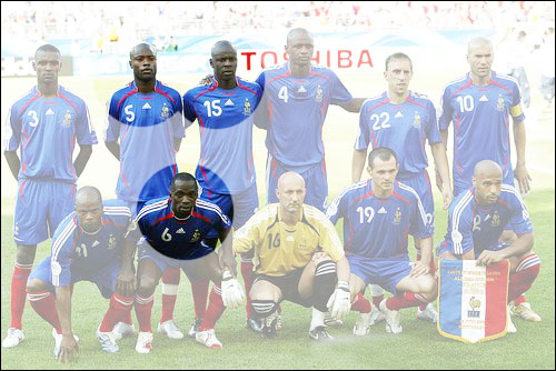 France-Suisse 2006 avec Gallas, Thuram et Makélélé