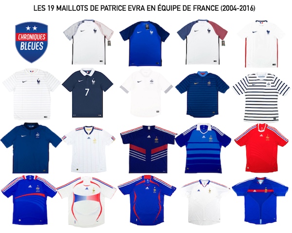 Diaporama : Tous les maillots de l'équipe de France depuis 50 ans
