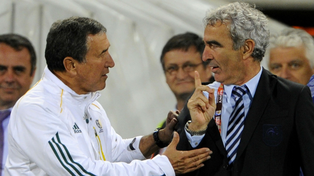 Carlos Alberto Parreira (avec Raymond Domenech), Coupe du Monde 2010
