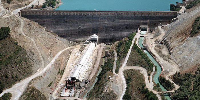 Le barrage de Yesa, près de Pampelune.