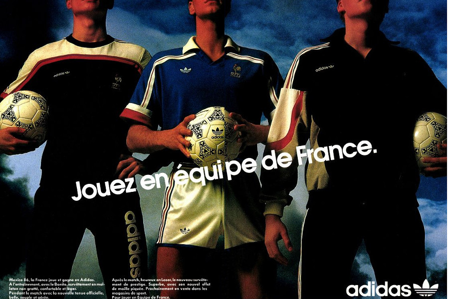 Publicité Adidas 1986