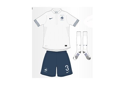 La tenue blanche et bleue